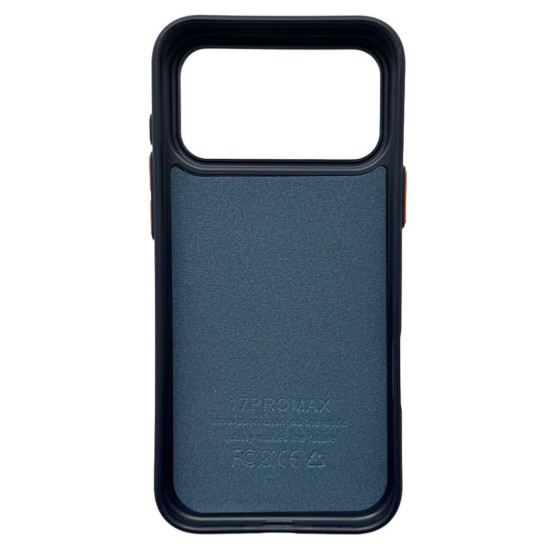 Husa Wave Magsafe iPhone 17 Pro Max Albastru / Portocaliu