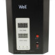 Stabilizator automat de tensiune cu servomotor Well Spry 500VA/300W, montabil pe perete, negru