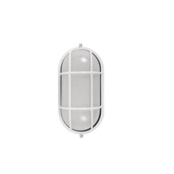 Lampa BAT Grila Ovala 1xE27 60W Alb