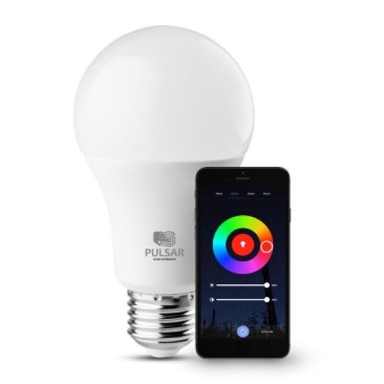 Bec LED A60 10W E27 RGB TUYA Wifi+Bluetooth, PULSAR