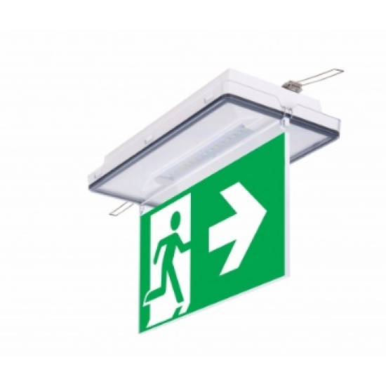 Lampa Exit Vella LED 7W, 3h, IP65, Intelight