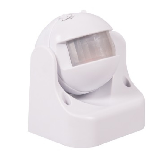 Senzor Prezenta IP44 180° Alb, NV-1111.301