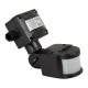 Senzor Prezenta IP44 180° Negru, NV-1111.352
