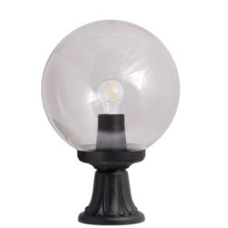 Stalp Minilot 1xE27 Negru IP55 45cm