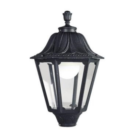 Corp de iluminat pentru gradina Tobia LED 50W E27, negru, Fumagalli