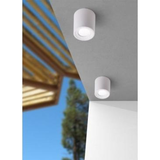 Plafoniera Livia 6W GU10 2700K-4000K IP55, alb, Fumagalli Plafoniera Livia 6W GU10 2700K-4000K IP55, alb, Fumagalli