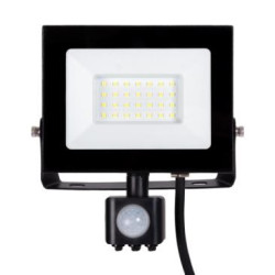 Proiector senzor LED slim 30W seria 5, negru, Novelite