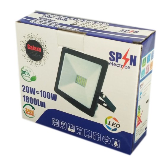 Proiector Led SMD Galaxy, 10W=50W, 3000K, lumina calda