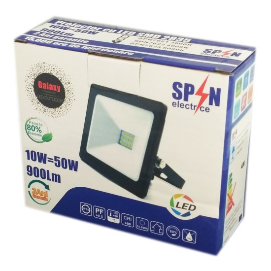 Proiector Led SMD Galaxy, 20W=100W, 3000K, lumina calda