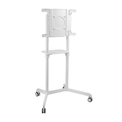 Stand mobil rotativ pentru Displayuri interactive Blackmount TROT700, 37-70", 70 Kg, alb