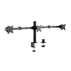 SUPORT PENTRU 3 MONITOARE BLACKMOUNT LDT33-C036, 17"- 27", MAX. 7 KG / MONITOR, NEGRU