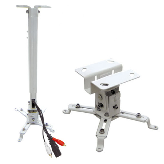 Suport videoproiector tavan GATV2, reglabil 63-100 cm, max. 15 kg, alb