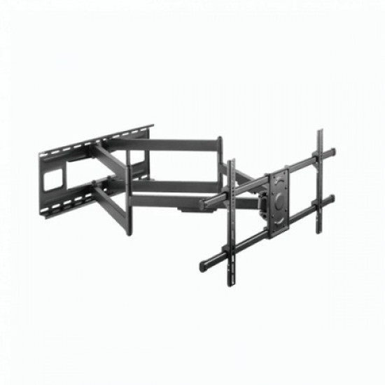 Suport TV Perete SBOX PLB-4986, 40” – 90”, Greutate suportata 80kg, VESA 600×400, Inclinare, Rotire, Negru