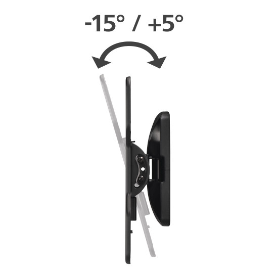 Hama Suport TV TILT de perete, Premium, VESA 200x200, 122 cm (48 "), negru