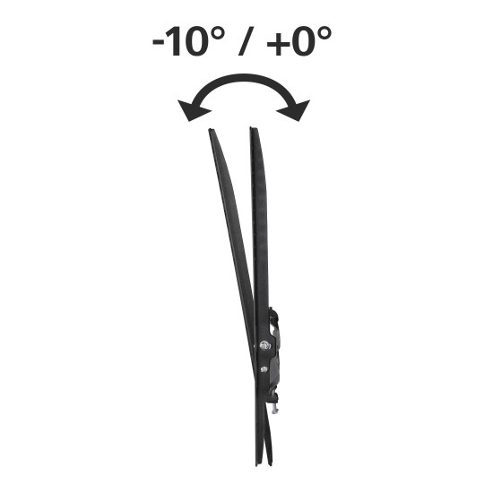 Hama Suport TV TILT, 1 stea, VESA 400x400, 165 cm, negru