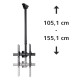 Hama Suport TV de Plafon , 165 cm (65 "), negru