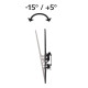 Hama Suport TV TILT, 3 stele, 165 cm, negru