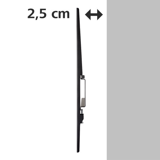 Hama Suport TV FIX pentru perete, 3 stele, 190 cm (75 "), negru