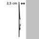 Hama Suport TV FIX pentru perete, 3 stele, 190 cm (75 "), negru