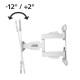 Hama Suport TV FULLMOTION de perete 3 stele, 165 cm (65 "), alb