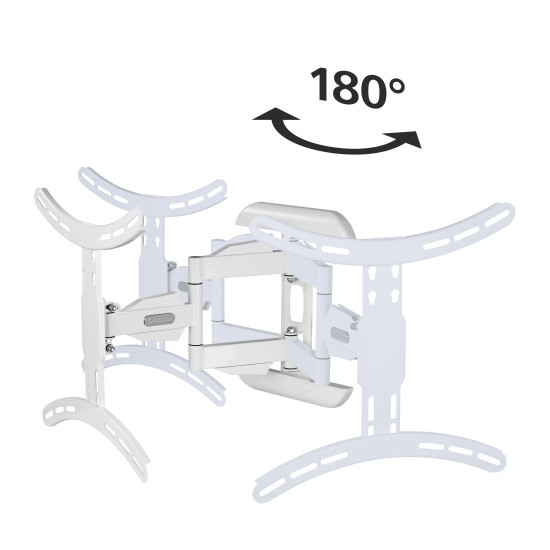 Hama Suport TV FULLMOTION de perete 3 stele, 165 cm (65 "), alb