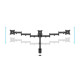 Suport pentru 3 monitoare Multibrackets 3385, 15"- 27", max. 8 kg / monitor, Negru