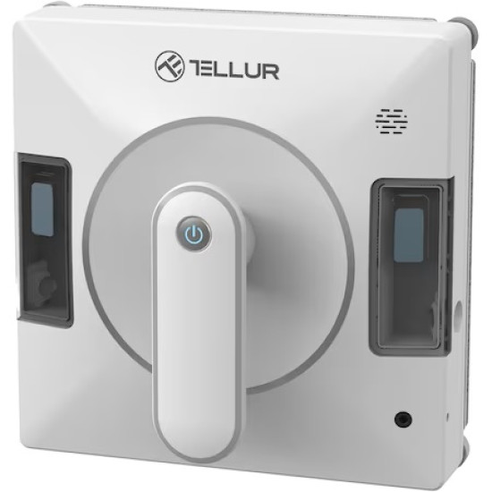 Robot curatare geamuri WiFi Tellur Smart, RWC02, 72W, doua rezervoare apa, anti cadere, alb