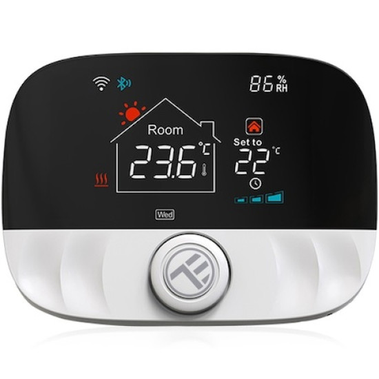 Termostat de ambient WiFi Tellur Smart, TSH02, Negru