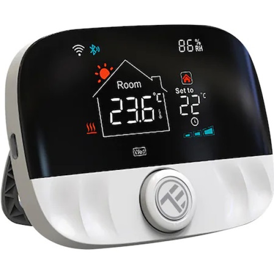 Termostat de ambient WiFi Tellur Smart, TSH02, Negru