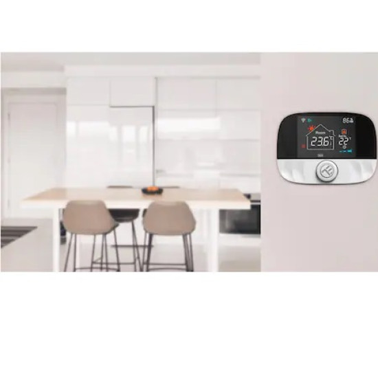 Termostat de ambient WiFi Tellur Smart, TSH02, Negru