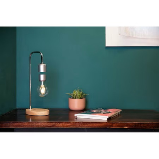 Lampa levitatie magnetica Allocacoc DH0106/EULELP, 2W, 120 lm, lumina calda (2700K), DC12V 2.0A, 37 cm