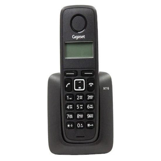 Gigaset A116,cordless telephone,black,S30852-H2801-R601