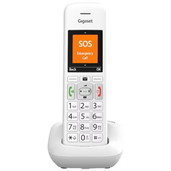 Gigaset E390,cordless telephone,white,S30852-H2908-R602