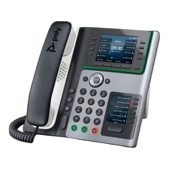 Poly-HP Edge E100 IP Phone and PoE-enabled