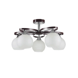 Lustra Moonlight Crom+Negru+Alb 5xE27 60W