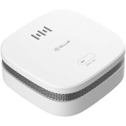 Senzor de fum Tellur, WiFi, Smart, CR123A, Alb