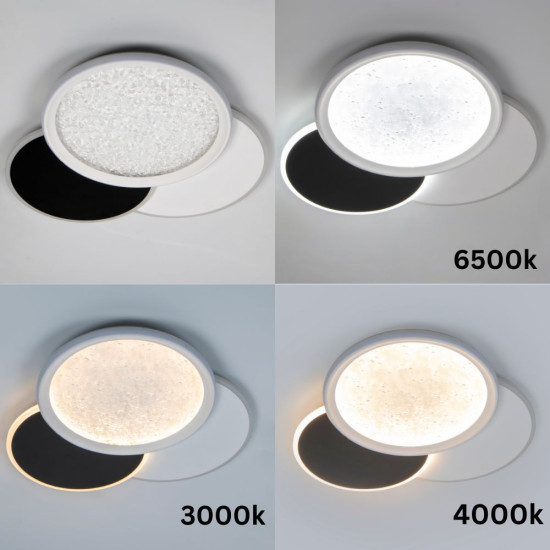 Plafoniera LED Taurus 77W, 5200lm, 3 Culori, Telecomandă IR, 500x490mm | Alicoral.ro Plafoniera LED Taurus 77W, 5200lm, 3 Culori, Telecomandă IR, 500x490mm | Alicoral.ro