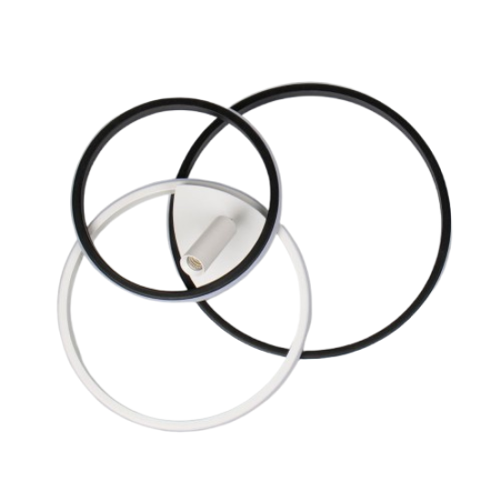 Plafoniera LED Perseus 3 Cercuri 73W 4600lm, 2700K-6400K, IR, 510x400mm | Alicoral.ro