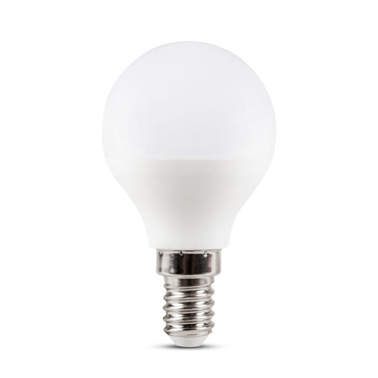SET 10 x Bec LED sferic 5W E14 6400K, Homelight