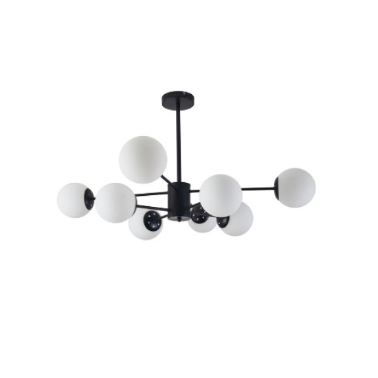 Lustra Lace 8XE27 IP20 Negru | Design Modern & Elegant