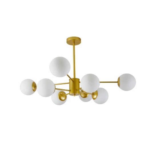 Lustra Lace 8XE27 IP20 Auriu | Design Elegant