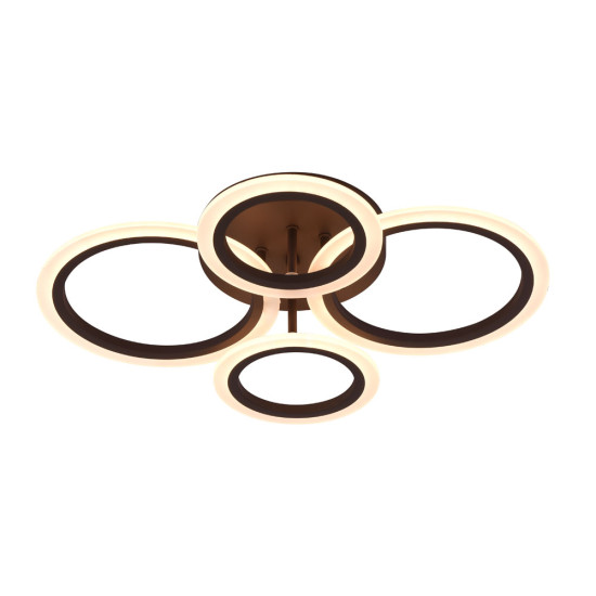 Lustra Mira LED 50W 3CCT 3750lm IP20, maro, Erste