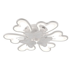 Plafoniera Butterfly LED 100W 3CCT RGB 8500lm, IP20, alb, Erste