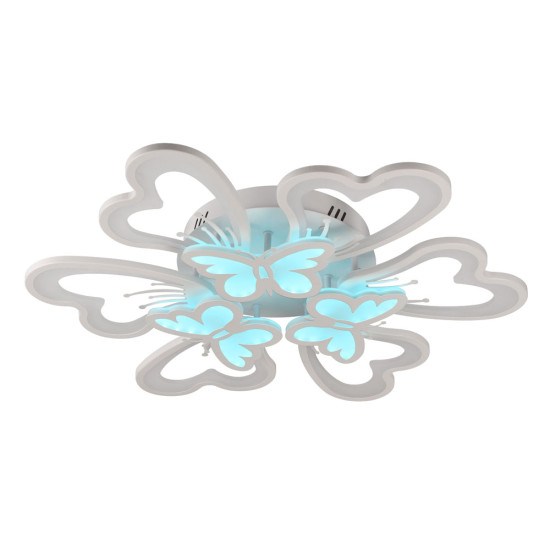 Plafoniera Butterfly LED 100W 3CCT RGB 8500lm, IP20, alb, Erste