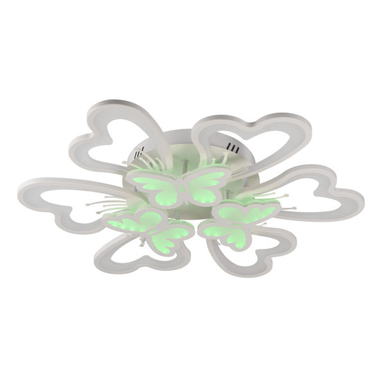 Plafoniera Butterfly LED 100W 3CCT RGB 8500lm, IP20, alb, Erste