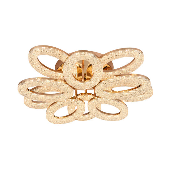 Lustra Lucce LED 120W 3CCT 15360lm IP20, auriu, Erste