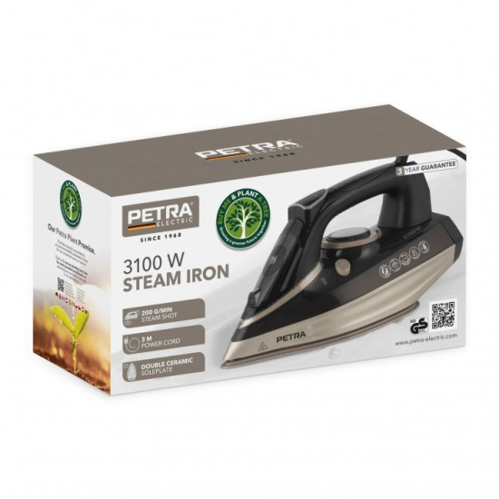Fier de calcat Petra cu aburi, 3100W
