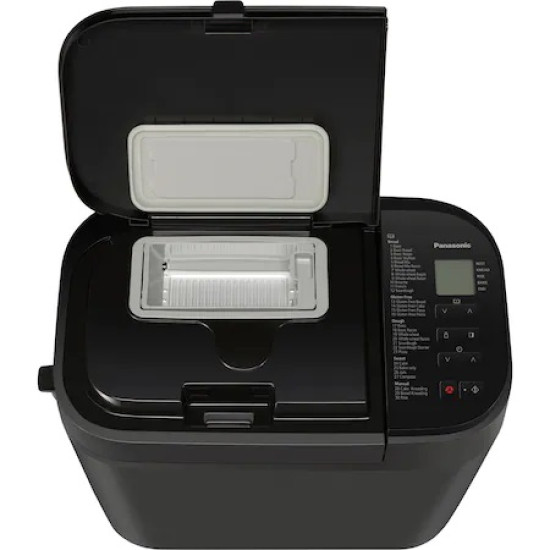 Masina de paine Panasonic SD-R2530KXE, Display LCD, 30 programe (4 programe fara gluten), Negru