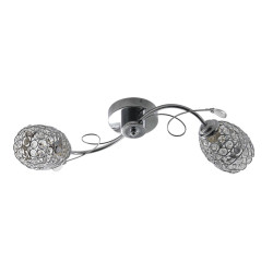 Lustra Saphire Crom+Alb 2xE27 60W