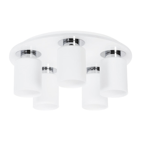 Plafoniera Andra Alb 5xE27 60W